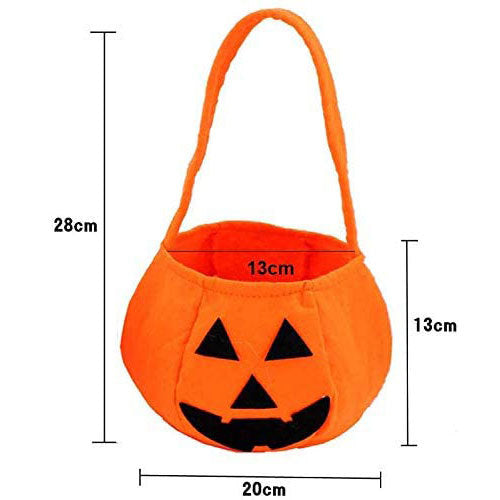 Halloween Pumpkin Candy Bag Felt Trick-or-Treat Bag