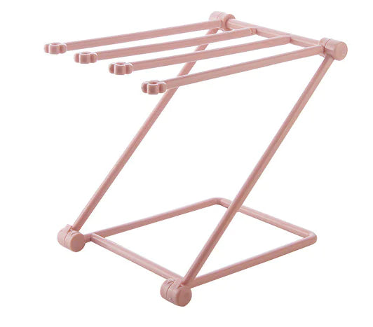 Folding Kitchen Rack for Dishcloths and Towels