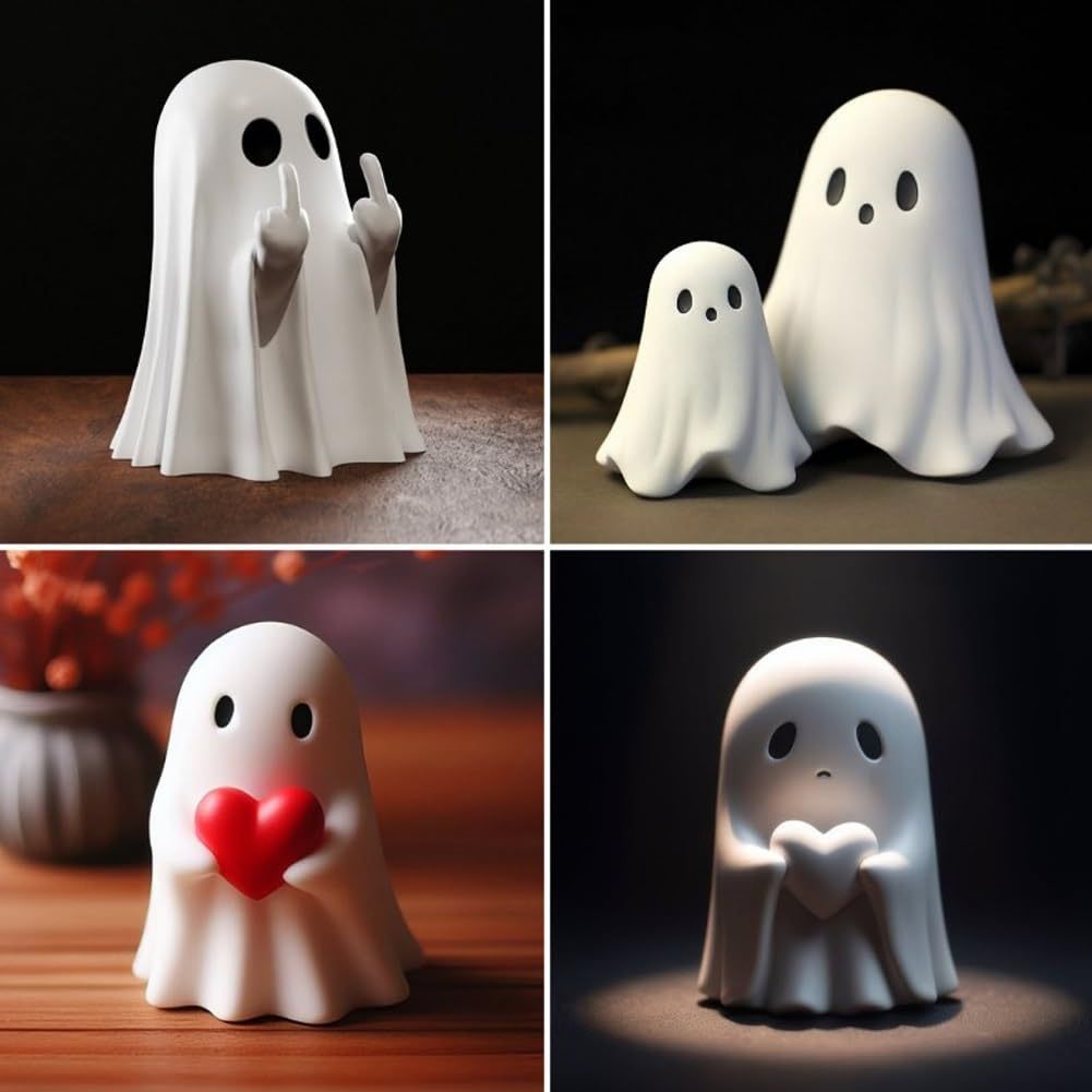 Cute Ghost Figurines  Halloween Home &amp; Tabletop Décor