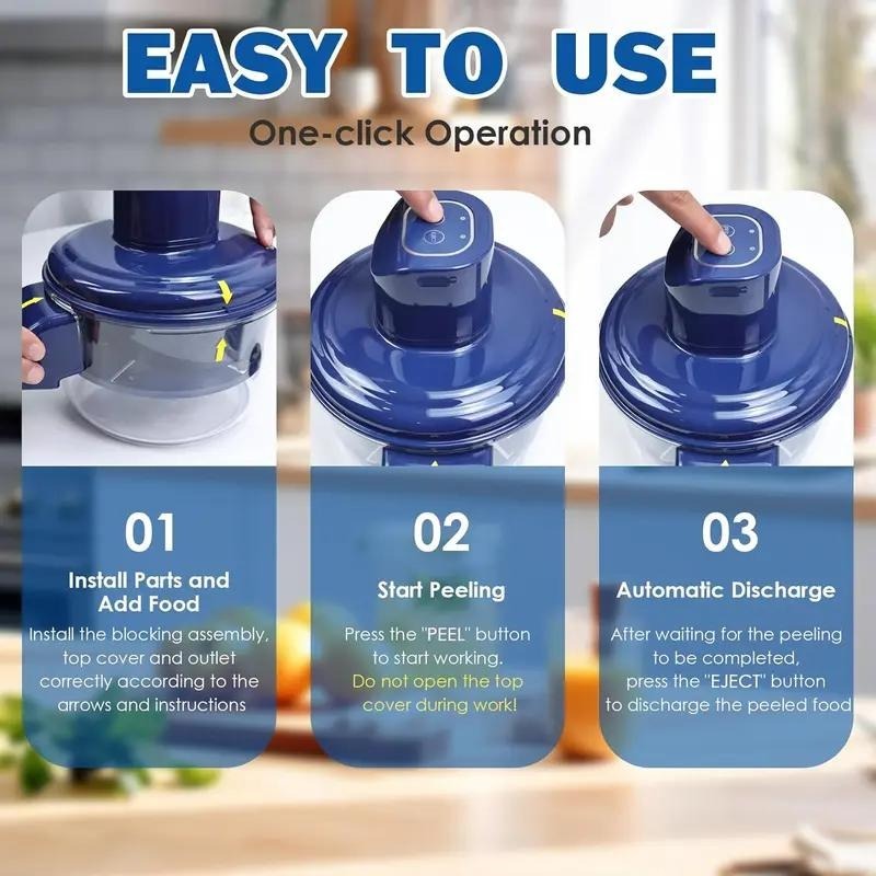 Automatic Electric Fruit & Garlic Peeler