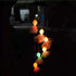 Solar Halloween Skull Wind Chime with Colorful LED Lights