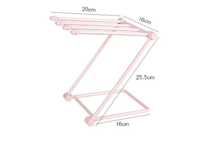 Folding Kitchen Rack for Dishcloths and Towels