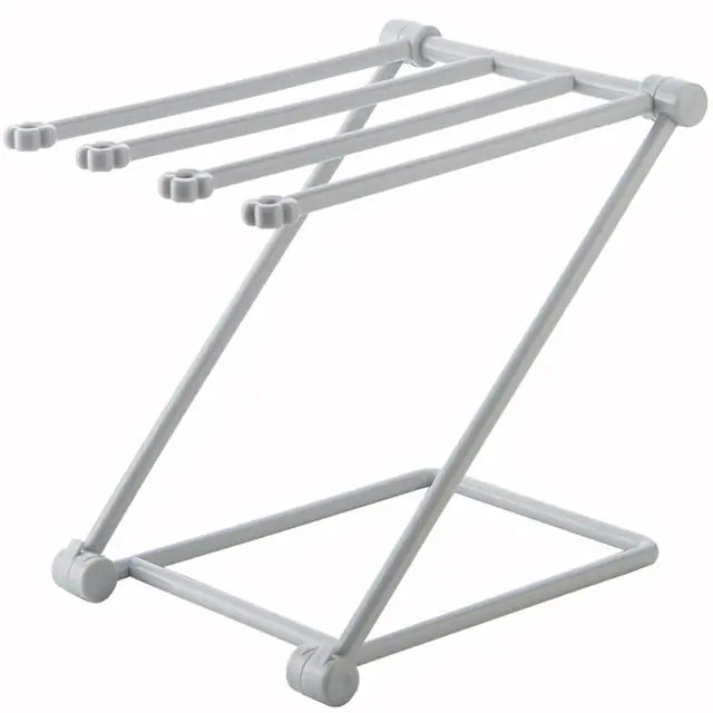 Folding Kitchen Rack for Dishcloths and Towels
